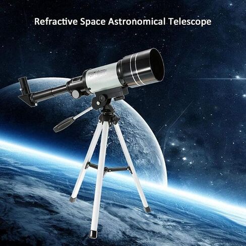 Professional Professional Monocular Astronomical Telescope - Outdoor Telescope Refractive Space Monocular F30070M 150X Travel Spotting Scope with Portable Tripod in Saudi Arabia