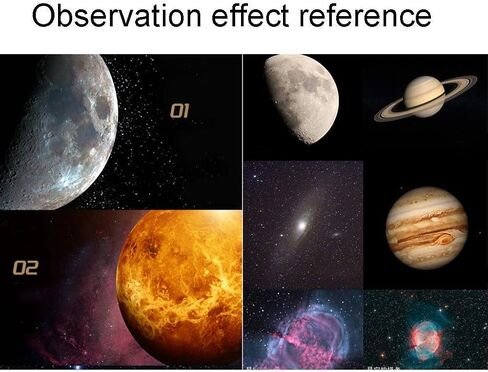 تلسكوب علم الفلك 900 مم طول البؤرة السماء والأرض مزدوجة الغرض من تلسكوب المبتدئين المبتدئين للأطفال والبالغين مع البوصلة المعدنية ترايبود وعدسة (اللون: الحزمة 3) (الحزمة 1) in Kuwait