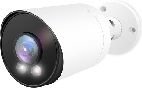 4MP POE IP BULLET CAMERA مع الصوت ، كاميرا IP لأمن IP مصنفة في الهواء الطلق ، IP66 مقاوم للماء ، 108 ° زاوية 2.8 مم (ليلة اللون) NDAA متوافقة in Kuwait