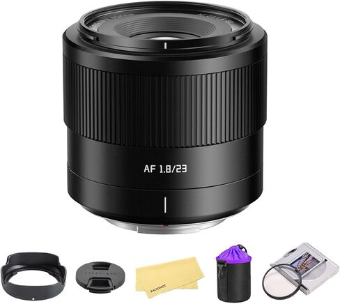 TTARTISAN AF 23MM F1.8 APS-C إطار لكاميرات Sony E Mount لـ Sony A5000 A5100 A6000 A6100 A6300 A6400 A6500 A6600 NEX-3 NEX-3N NEX-3R NEX-5T (أسود) in Kuwait