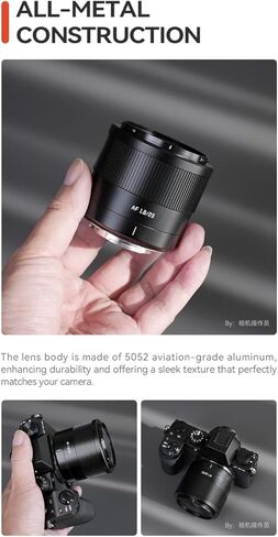 TTARTISAN AF 23MM F1.8 APS-C إطار لكاميرات Sony E Mount لـ Sony A5000 A5100 A6000 A6100 A6300 A6400 A6500 A6600 NEX-3 NEX-3N NEX-3R NEX-5T (أسود) in Kuwait