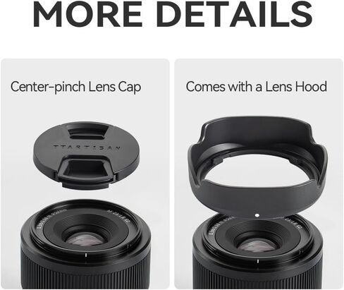 TTARTISAN AF 23MM F1.8 APS-C إطار لكاميرات Sony E Mount لـ Sony A5000 A5100 A6000 A6100 A6300 A6400 A6500 A6600 NEX-3 NEX-3N NEX-3R NEX-5T (أسود) in Kuwait