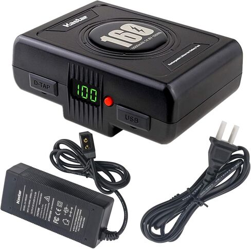 Kastar Battery + D-Tap Charger Replace for Anton Bauer Gold Mount Titon 90 Titon 150 SL150 SL240, Dionic XT90 XT150, Digital V190 G190 Cine 90, HyTRON 140, ARRI Alexa Mini, Aja Cion, AJ-PX5100, URSA in Saudi Arabia