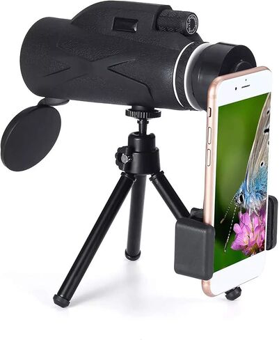 تلسكوب أحادي HD 80 × 100 مقاوم للماء مع ترايبود محول الهواتف الذكية لمشاهدة الطيور لمشاهدة المشي لمسافات طويلة للمشاهدة كرة النار لعبة الكبار مشاهدة الطيور in Kuwait
