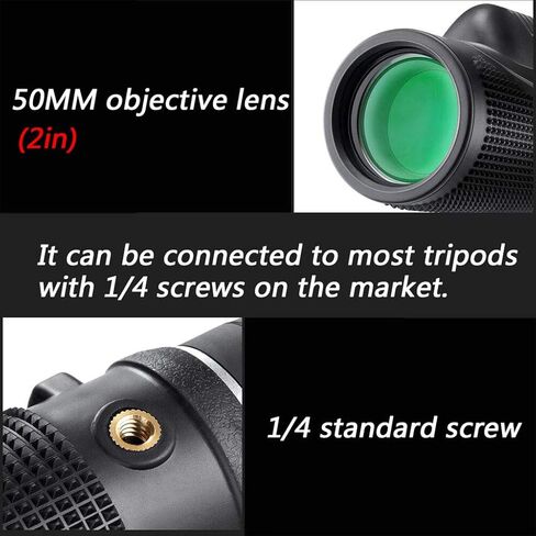 محترفي HD أحاديات محمولة صغيرة محمولة نطاق مع عدسة موضوعية كبيرة 50 مم ونقل إضاءة عالية 20 مم in Kuwait