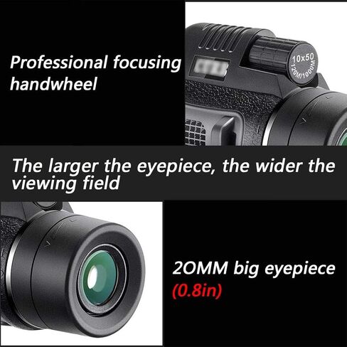 محترفي HD أحاديات محمولة صغيرة محمولة نطاق مع عدسة موضوعية كبيرة 50 مم ونقل إضاءة عالية 20 مم in Kuwait