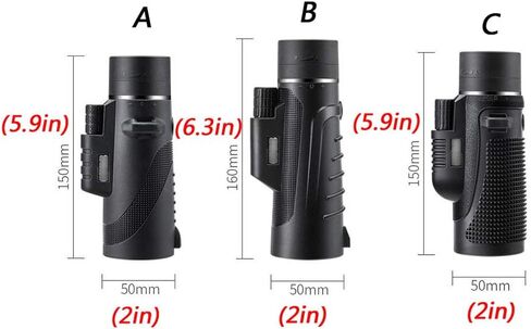 محترفي HD أحاديات محمولة صغيرة محمولة نطاق مع عدسة موضوعية كبيرة 50 مم ونقل إضاءة عالية 20 مم in Kuwait