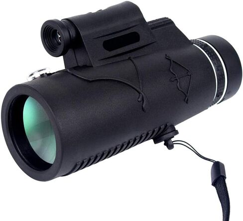 12x50 عالية الطاقة مقاوم للماء باك4 PRISM FMC عدسة أحادية العدسة مع محول الهواتف الذكية ، ترايبود ، تلسكوب مضغوط خفيف in Saudi Arabia