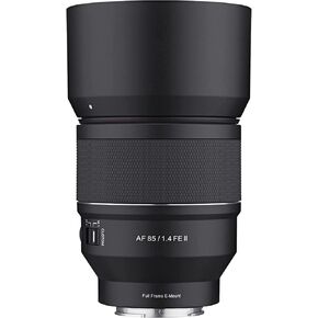 Samyang 85mm F1.4 AF Series II Full Frame Telephoto Auto Focus Lens for Sony E (Syio85Se2-E) ، Black (متجدد) in Kuwait