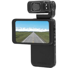 5K Video Camera Camcorder, Handheld Camcorder with 2.5in CMOS and 30fps Video, 10X Digital Zoom, 3.5in Rotatable Touchscreen, 3250mAh Battery, Digital Camera for Photography in Kuwait