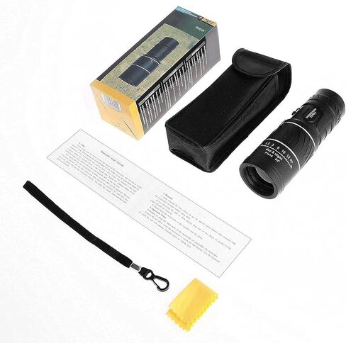 تلسكوب أحادي العين عالي الوضوح للتخييم في الهواء الطلق - تلسكوب يوم 16x52 HD Optic مع التركيز المزدوج ، نطاق مشاهدة 66 م/8000 متر in Saudi Arabia