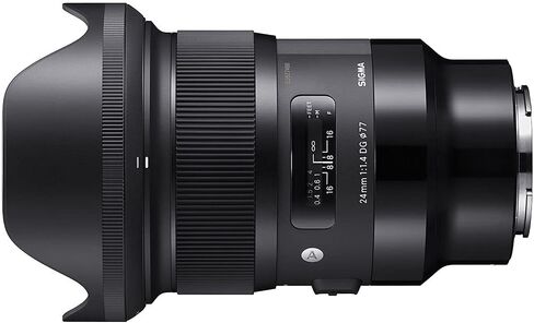 Sigma 24mm f/1.4 DG HSM Art Sony E Mount (MFR Part # 401965) حزمة مثالية لحفلات الأعراس الداخلية/الخارجية ، والحياة البرية ، والسفر والتصوير الفوتوغرافي استخدام + ملحقات in Kuwait