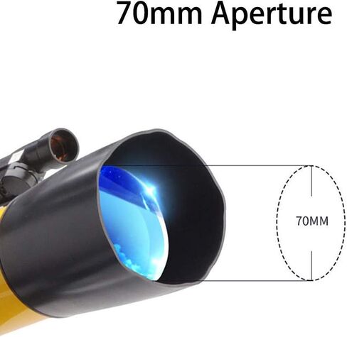 Telescope for Kids Adults Beginners 70mm Aperture 300mm Astronomical Refractor Telescope BAK4 Prism FMC Lens Telescope for Astronomy with Backpack and Tripod to Observe Moon and Planet in Kuwait