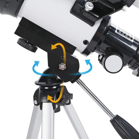 20mm Refractor Mount Telescope with Tripod Finder Scope for Astronomy Beginners Astronomical Telescope Monocular Telescope for Kids Adults in Saudi Arabia