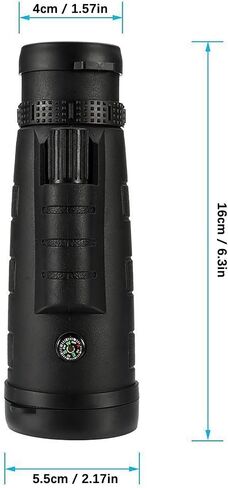 Monocular Telescope 40x60 ED Glass Monocular Ultra HD Multi Coated Waterproof BAK4 Prism for Wildlife Bird Watching Hunting Camping Travelling Wildlife Scenery for Adult Bird Watching Outd in Saudi Arabia