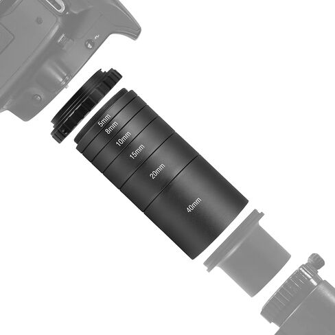 محول Ring Alstar T لجميع كاميرات Canon EOS SLR/DSLR - حزمة مع - مجموعة أنبوب T2 -Extension الفلكية T2 in Saudi Arabia