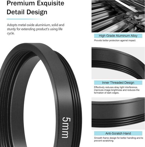 محول Ring Alstar T لجميع كاميرات Canon EOS SLR/DSLR - حزمة مع - مجموعة أنبوب T2 -Extension الفلكية T2 in Saudi Arabia