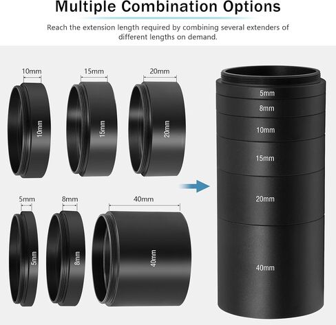 محول Ring Alstar T لجميع كاميرات Canon EOS SLR/DSLR - حزمة مع - مجموعة أنبوب T2 -Extension الفلكية T2 in Saudi Arabia