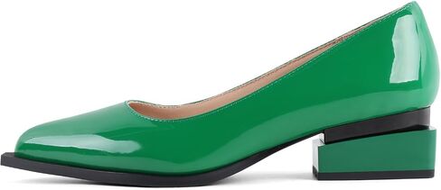 Chunky Heel Womens Pumps Stylish Pointed Toe Pumps Shoes for Women Comfortable Low Heels Fashionable Dress Shoe for Work Office Walking in Saudi Arabia