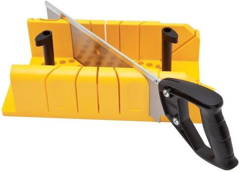 Stanley 1-20-600 Saw Storage Miter Box مع المنشار ، الأسود in Saudi Arabia