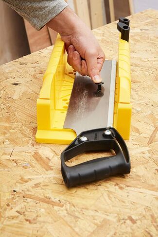 Stanley 1-20-600 Saw Storage Miter Box مع المنشار ، الأسود in Saudi Arabia