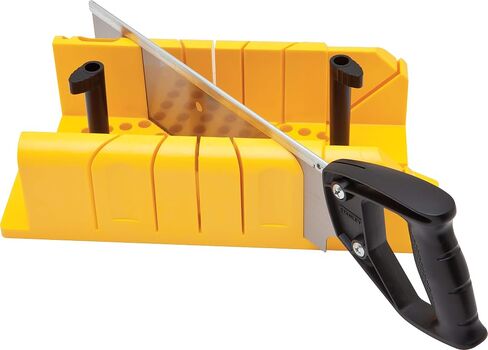 Stanley 1-20-600 Saw Storage Miter Box مع المنشار ، الأسود in Saudi Arabia