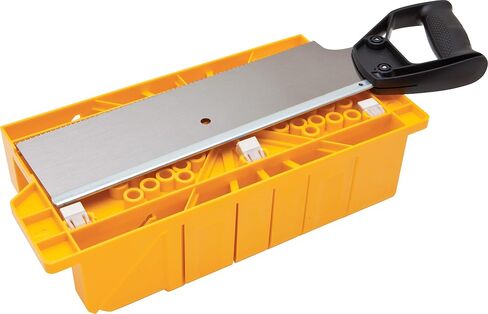 Stanley 1-20-600 Saw Storage Miter Box مع المنشار ، الأسود in Saudi Arabia