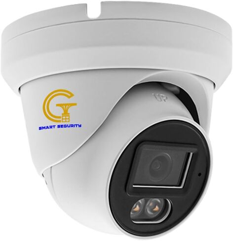 -IP Security Camera System Dome 4K- Ultra HD 8MP PoE IP Camera – Full-Color Night Vision, High Resolution Monitor 3840 x 2160 - Facial Recognition Software - Human/Vehicle Detection in Saudi Arabia
