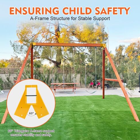 Swing Set Brackets 10",Bolt-Thru Construction Swing Set Hardware Kit w/3MM Thickness Steel for 4x4 Legs & 4x6 Beam, Wood End Bracket Maximum Protection of Children's Safety (Black 2 Pack) in Saudi Arabia