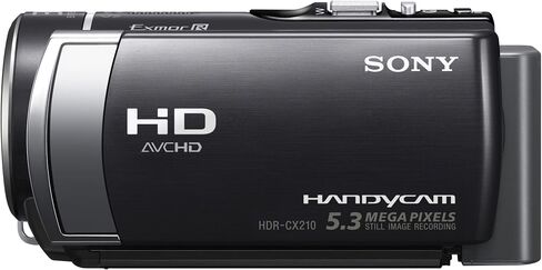 Sony HDR-CX210 عالي الوضوح Handycam 5.3 MP كاميرا الفيديو مع تكبير بصري 25x (أسود) (متجدد) in Saudi Arabia