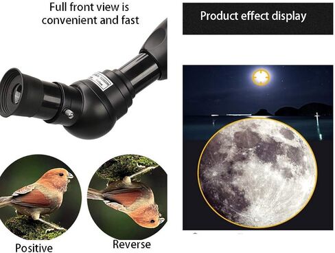 تلسكوب الأطفال للبالغين المبتدئين في علم الفلك 60 مم من التلسكوبات الانكسار مع جنة ترايبود قابلة للتعديل وظيفة بوصلة الأرض (اللون: حزمة) (حزمة) in Kuwait