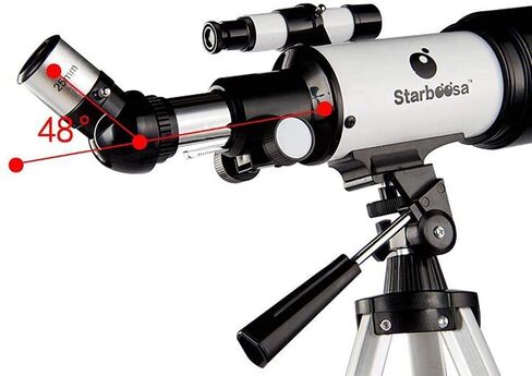 Refractive Astronomical Telescope Intelligent Star Search 48° Zenith Mirror Telescope with Tripod for 360° Degree Adjustment Monocular in Saudi Arabia