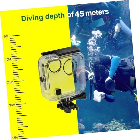 NUOBESTY 45M Housing Case for Fusion Underwater Camera Cover Durable Protection Shell with High Transparency Lightweight Design for Diving and Water Sports in Saudi Arabia