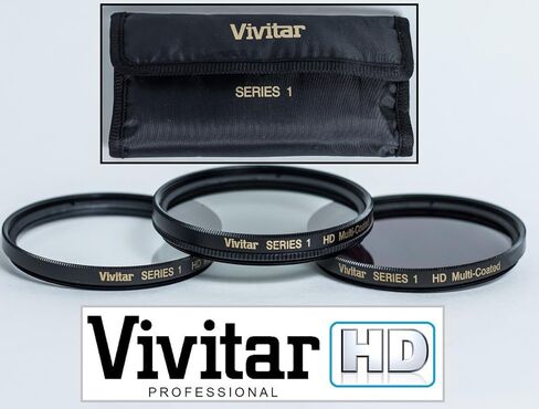 3PC HD Filter Set 52mm Size (UV+Polarizer+FLD) for Panasonic Lumix G Vario 14-42mm Lens in Saudi Arabia