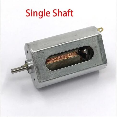 DC 6V-12V 20mm FK-180PH Carbon Brush Enclude Electronic Shaft/Dual Swave High Speed ​​Electronic Starter DIY (رمح مزدوج) in Saudi Arabia