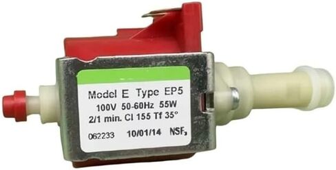 EP4/EP5 High Pressure Electromagnetic Pump AC 100V 50-60HZ 55W Coffee Machine Solenoid Water Pump Plunger Pump(Model E Type EP5) in Saudi Arabia