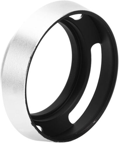 Lens Hood Metal Lens Hood Camera Lens Hood 46mm Lens Hood 2pcs Aluminium Alloy Hollow Out Lens Hood 46 Mm for Camera Silver in Saudi Arabia