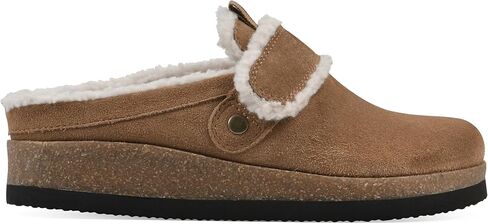 White Mountain Women Women's Baylen Faux Fur Foot Proted Clog in Saudi Arabia