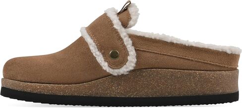 White Mountain Women Women's Baylen Faux Fur Foot Proted Clog in Saudi Arabia