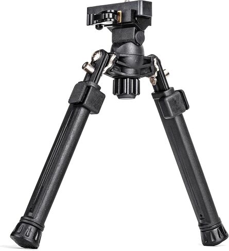 Elkeer pipot bipod bipod for picatinny weaver ، مع 1/4 "محول المسمار ، 90 درجة قابلة للطي ، 7-10" in Kuwait