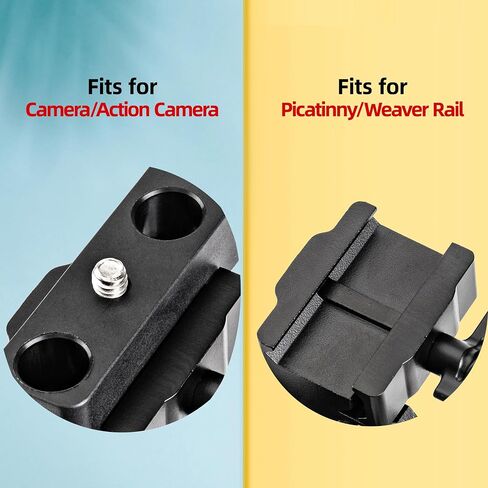 elkeer pipot bipod bipod for picatinny weaver ، مع محول المسمار 1/4 بوصة ، ساق قابلة للطي من 5 موضع ، للأنشطة الخارجية in Saudi Arabia