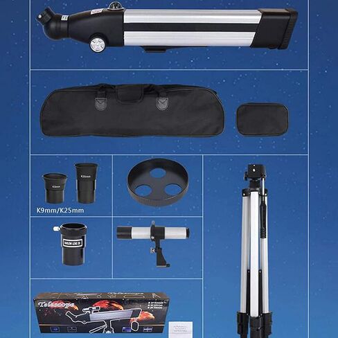 Super Binoculars National Geographic Telescope 60mm Aperture 500mm Mount Astronomical Refracting HD Low Light Portable Travel Telescope with Tripod and Finders Scope in Saudi Arabia