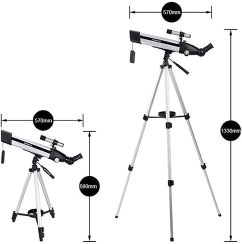 Super Binoculars National Geographic Telescope 60mm Aperture 500mm Mount Astronomical Refracting HD Low Light Portable Travel Telescope with Tripod and Finders Scope in Saudi Arabia