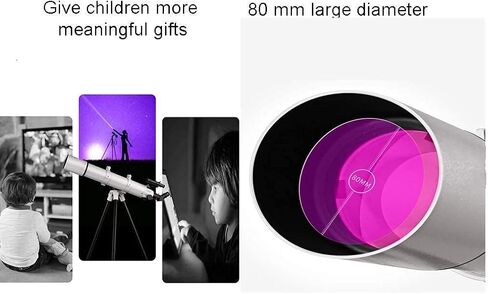 Professional Getting Started Travel Outdoor Telescope telescopes for Adults and Kids Astronomy Telescopes 700mm Focal Length Refractor with 10mm /20mm Eyepiece Tripod and Smartphone Holder in Saudi Arabia