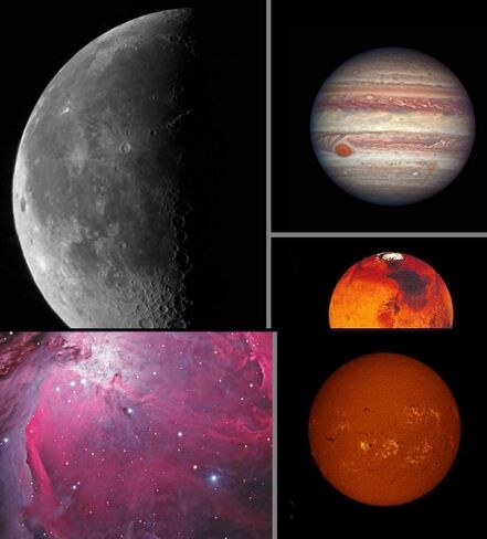 تلسكوب الفلكي النجوم 10000 عالي الدقة HD البالغ 5000 الأوقات الفضاء العميقة E Telescope in Kuwait