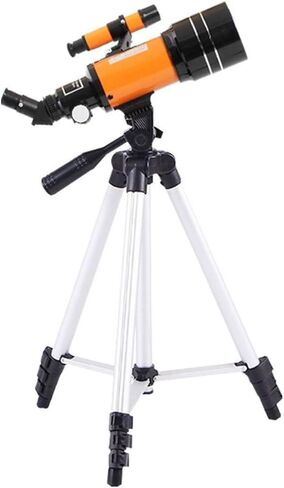 70mm Aperture Astronomical Refractor Telescope Good Gift for Observe The Moon and Landscape Portable Travel Telescope Scope with Backpack Smartphone Stand (Color : Package 2) (Package 1) in Saudi Arabia