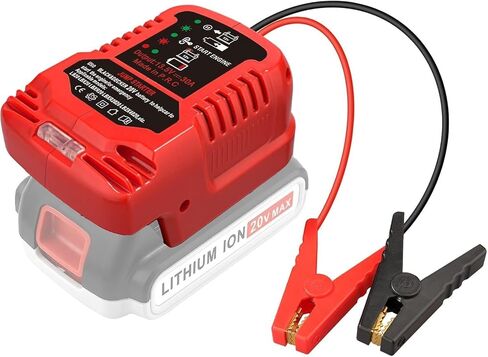 Jumper Cables 11AWG 30A Starter Jump Charger for Black and Decker 20V Battery in Saudi Arabia