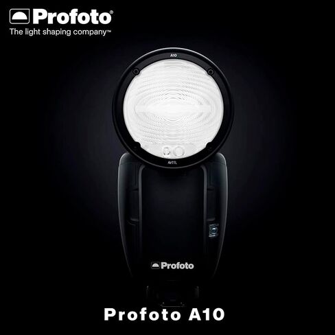 Profoto A10 On-Camera Flash Light for Canon Bundle with Connect Pro, Clic Softbox 2.3-feet Octa, Softgrid and Li-Ion Battery 2S1P (5 Items) in Saudi Arabia
