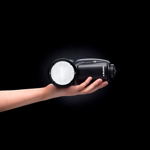 Profoto A10 On-Camera Flash Light for Canon Bundle with Connect Pro, Clic Softbox 2.3-feet Octa, Softgrid and Li-Ion Battery 2S1P (5 Items) in Saudi Arabia