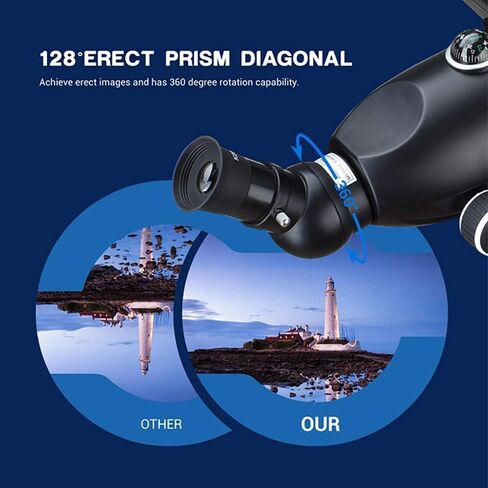 Telescope for Kids Adults 80mm Aperture 400mm Telescope for Astronomy BAK4 Prism FMC Lens Astronomical Refractor Telescope with Smartphone Mount and Tripod to Observe Moon Planet in Saudi Arabia
